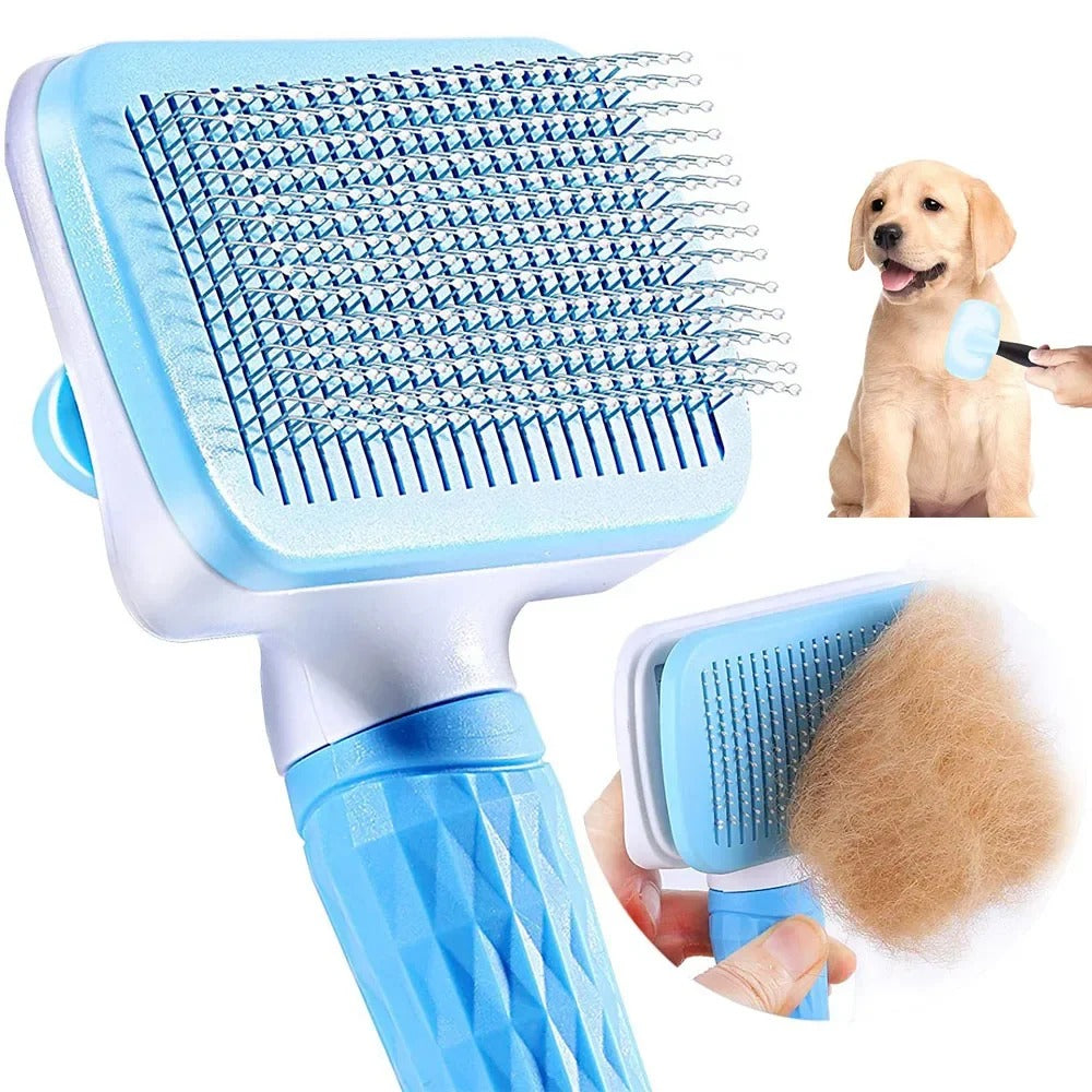 Self-Cleaning Pet Hair Brush