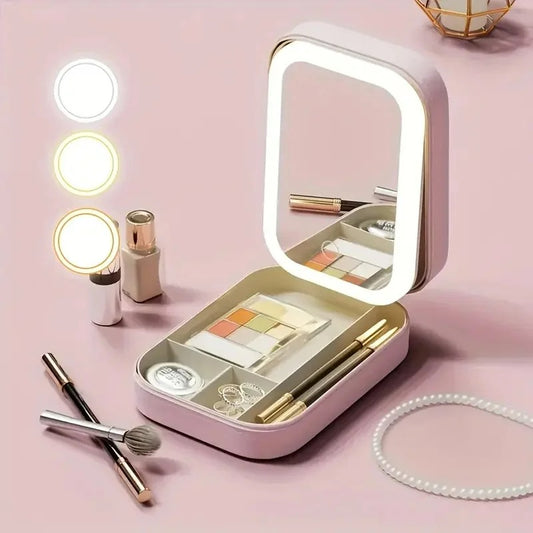 LED Mirror Makeup Box