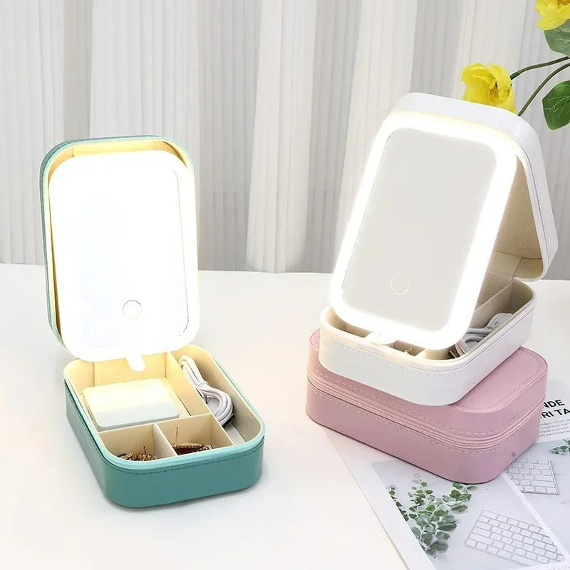 LED Mirror Makeup Box