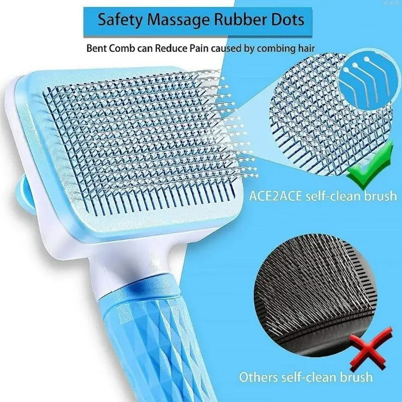 Self-Cleaning Pet Hair Brush