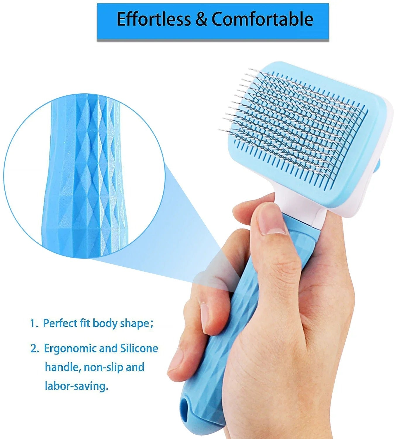 Self-Cleaning Pet Hair Brush